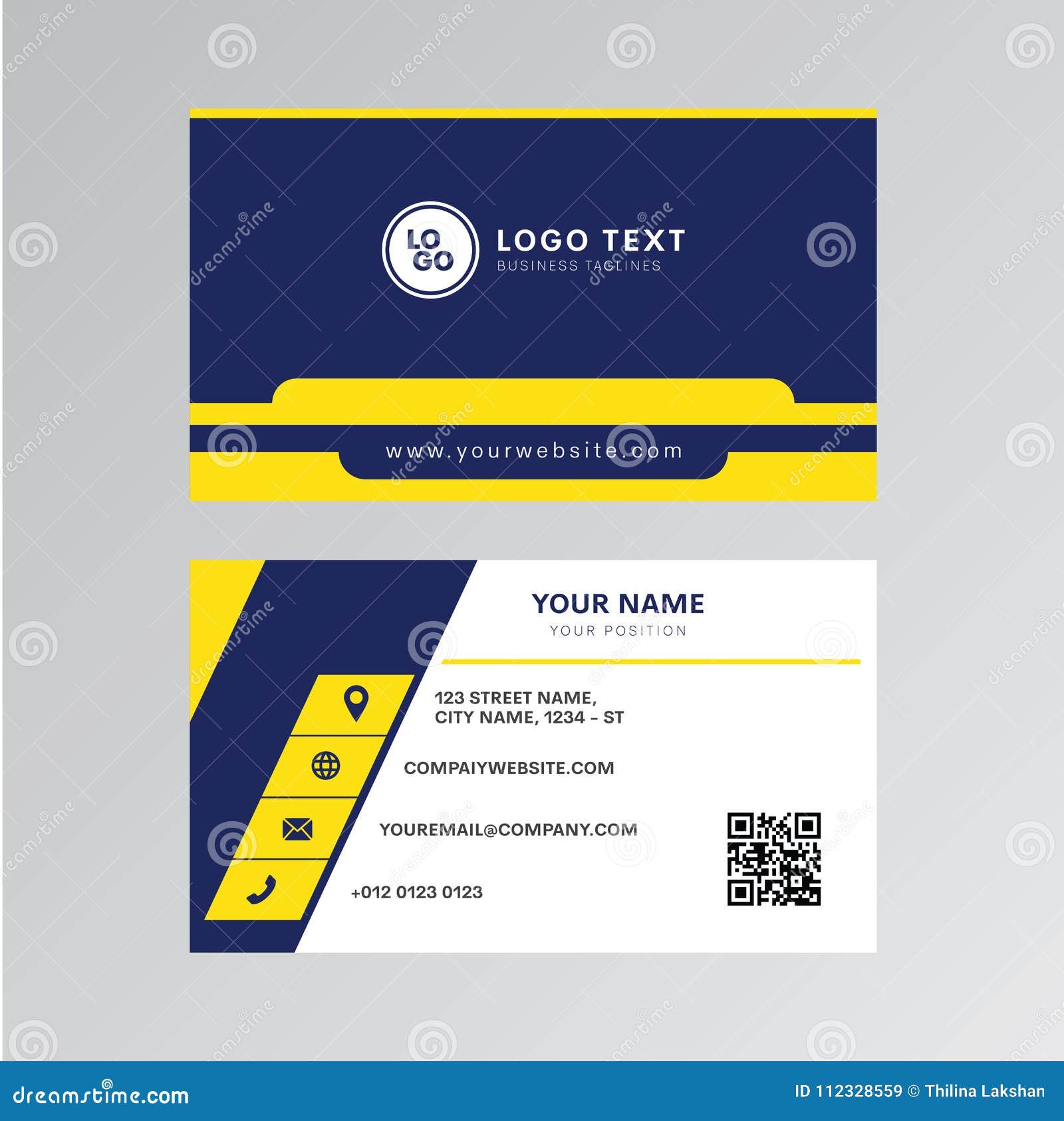 Professional Business Card Vector Design, Invitation Card Template With Regard To Seminar Invitation Card Template