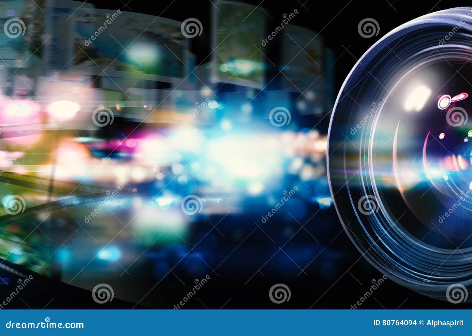 Professional camera lens stock photo. Image of macro 80764094