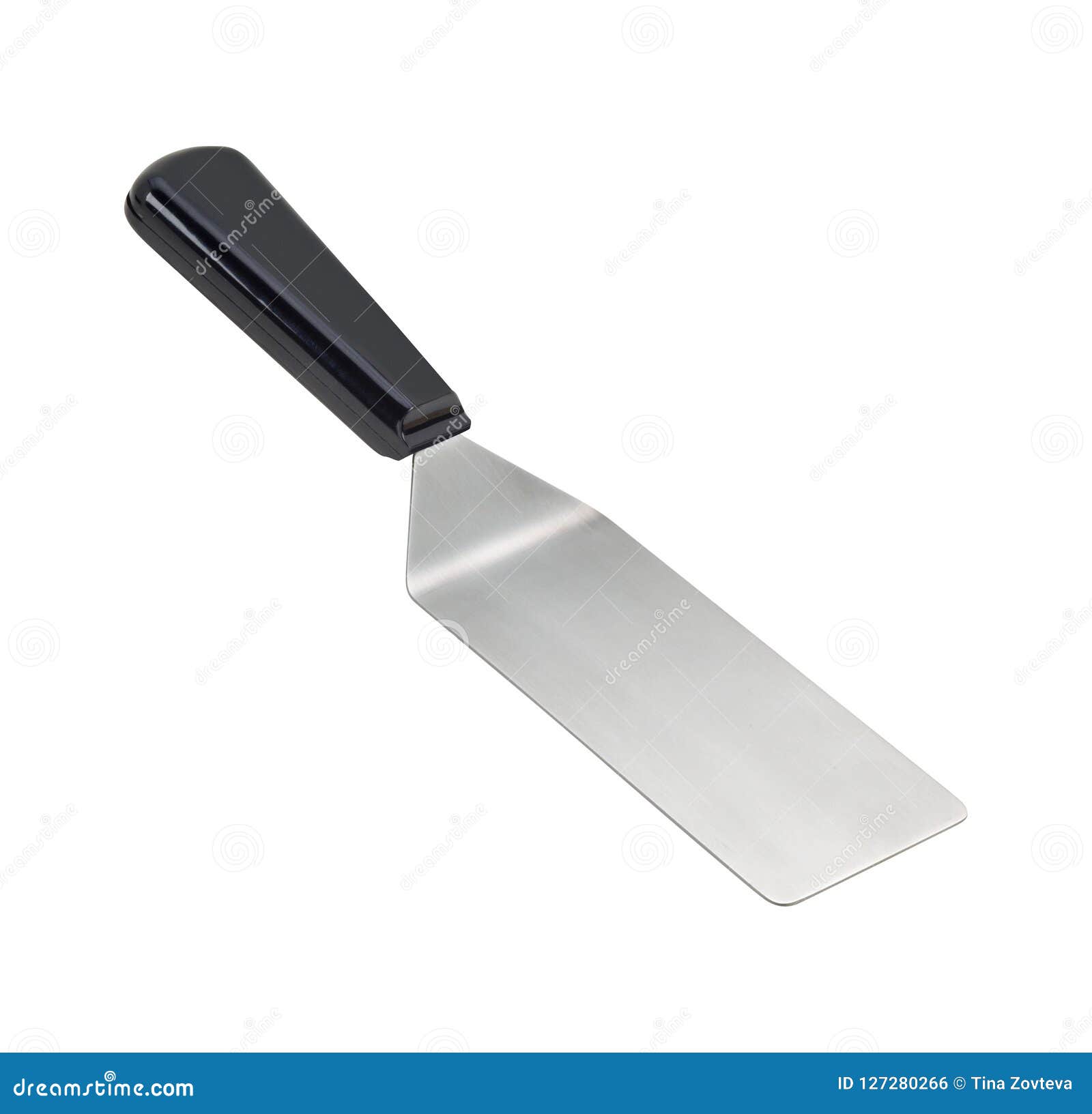 Professional Chocolate Spatula on White Stock Photo Image of indoors