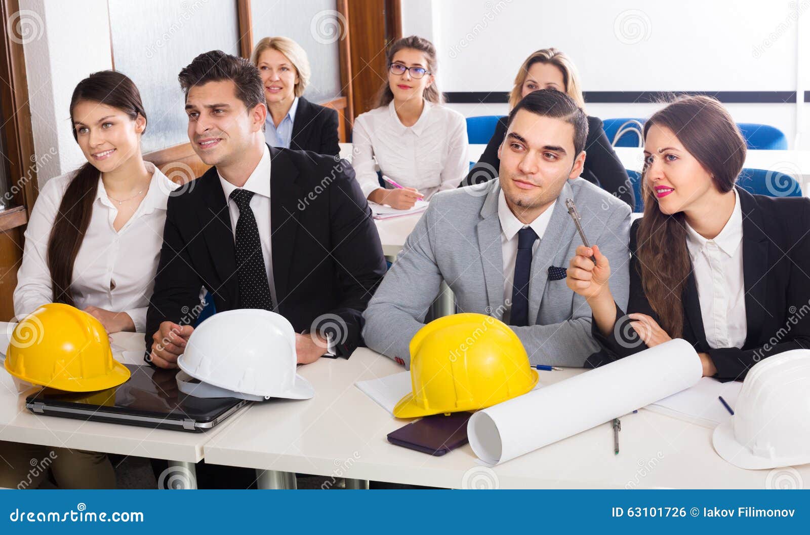 Professional and Coach at Design Training Stock Photo Image of adults