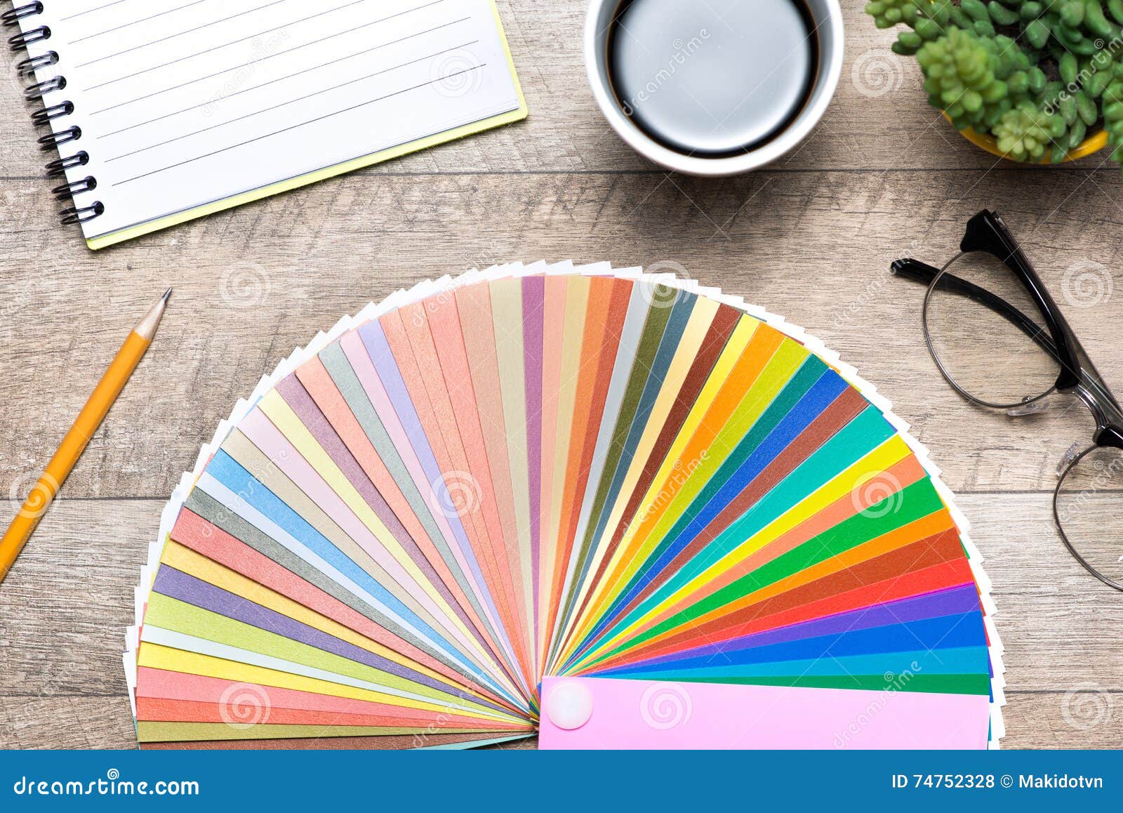 Professional Creative Graphic Designer Desk Stock Photo Image of