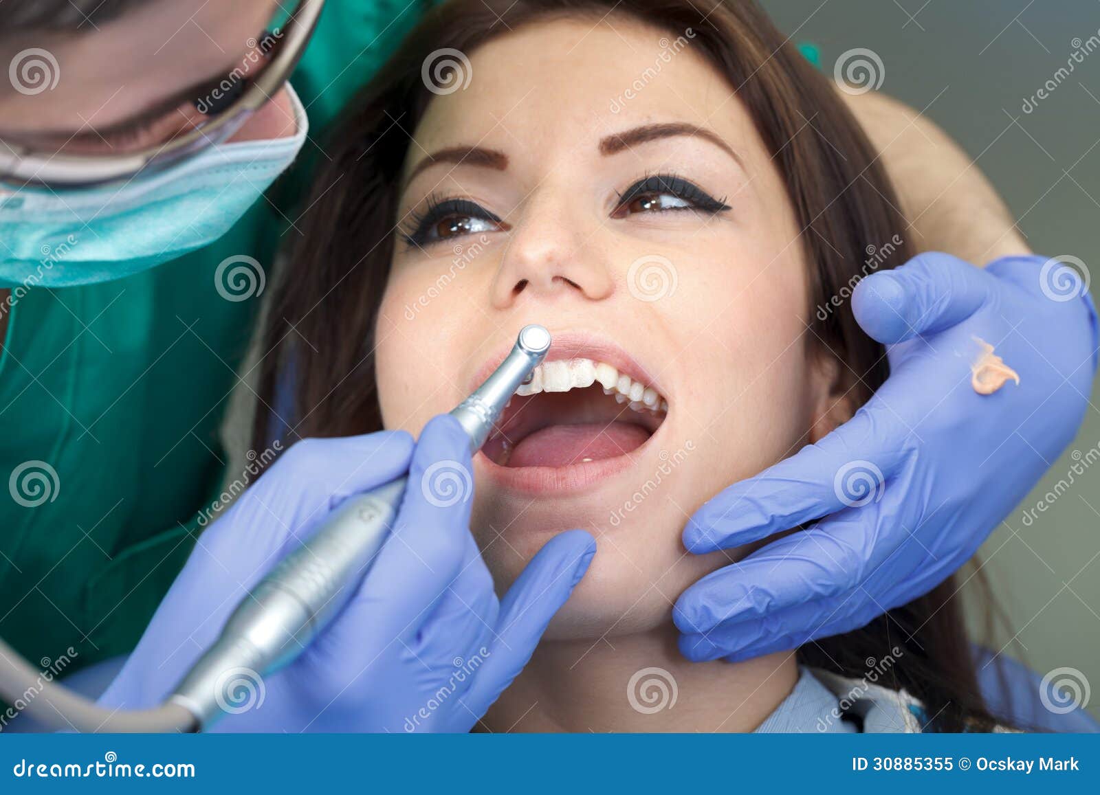 Professional Dental Brushing Stock Image Image of dentist, cavity