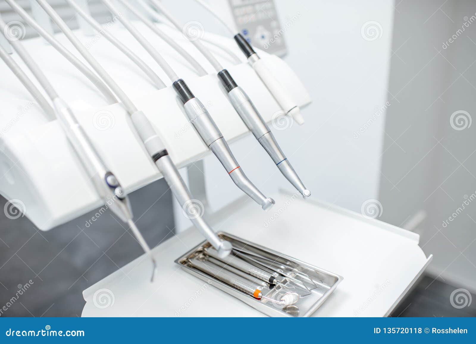 Professional Dental Instruments Stock Photo Image of device, white