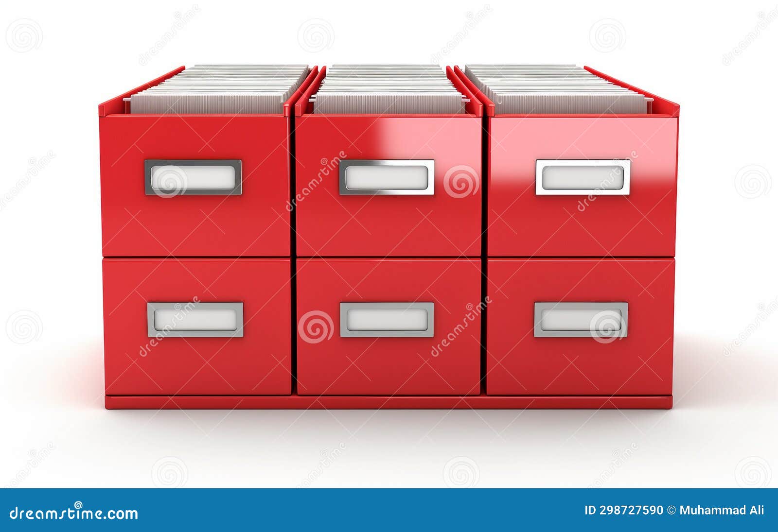 Professional Document Organizer on White Background Stock Illustration