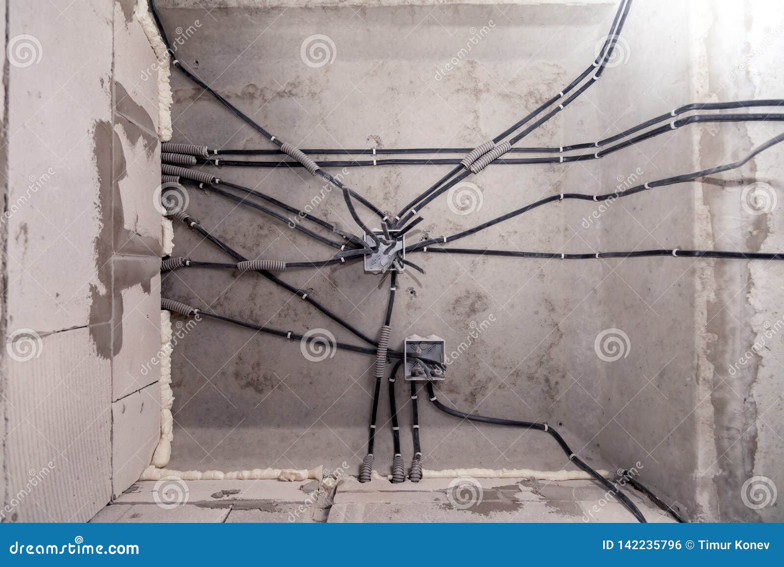 Professional Draft Electrical Wiring In House Or Apartment During