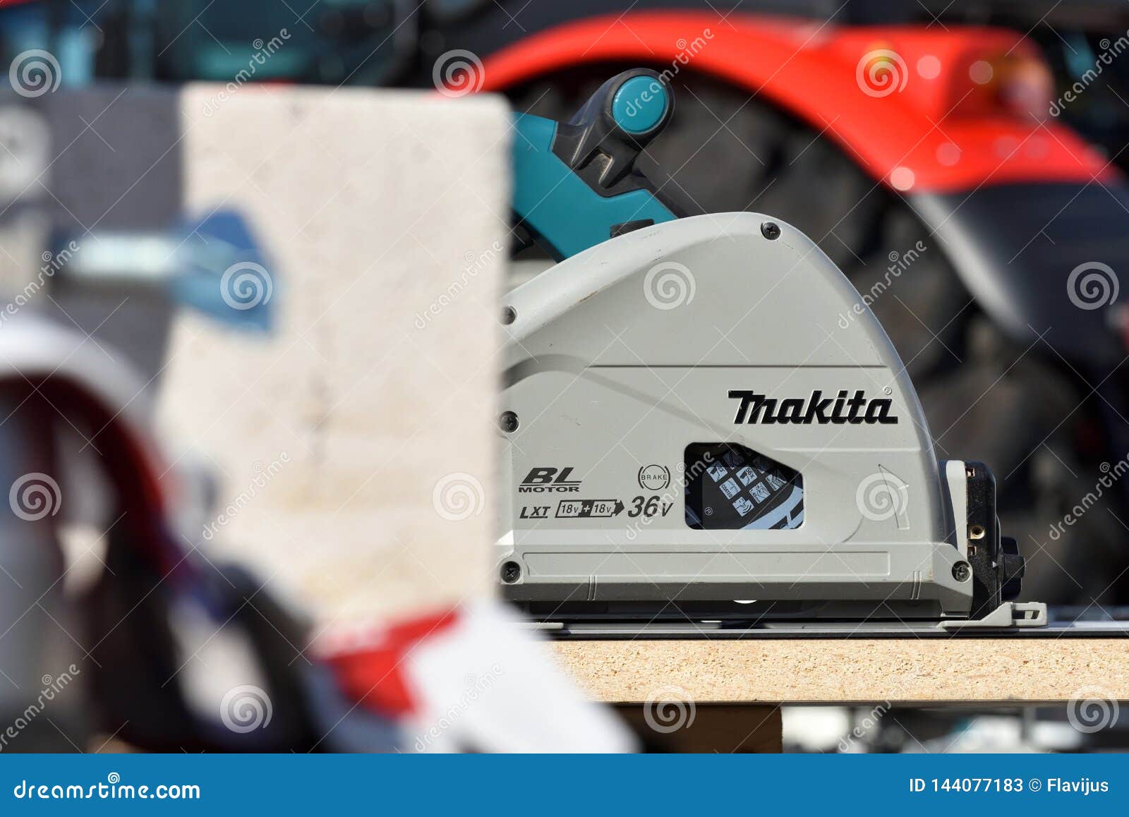 Professional Electric Makita Tools and Logo Editorial Stock Photo - Image  of plank, round: 144077183