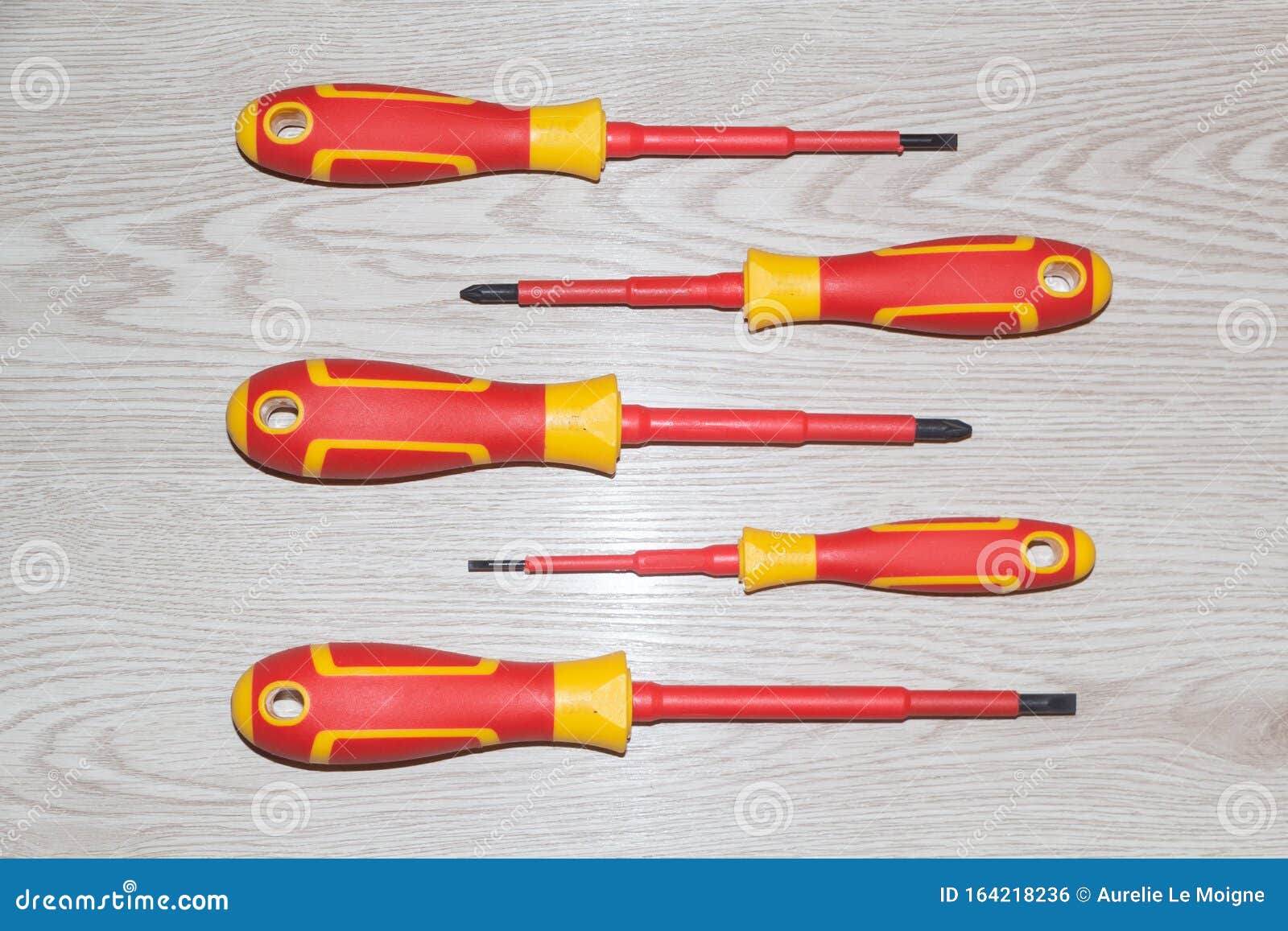 Professional Electrician Screwdrivers Stock Photo Image of construction, object 164218236