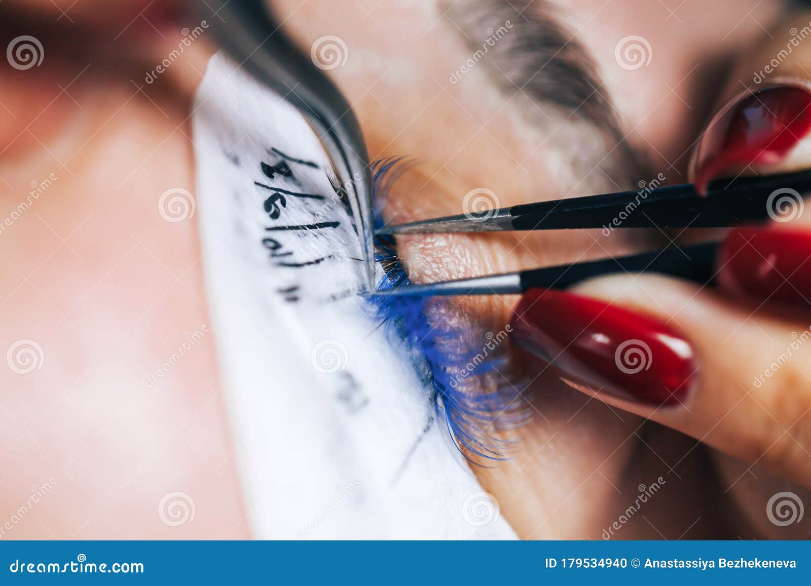 Professional Eyelash Extensions Stock Photo Image Of Cosmetic Fashion 179534940