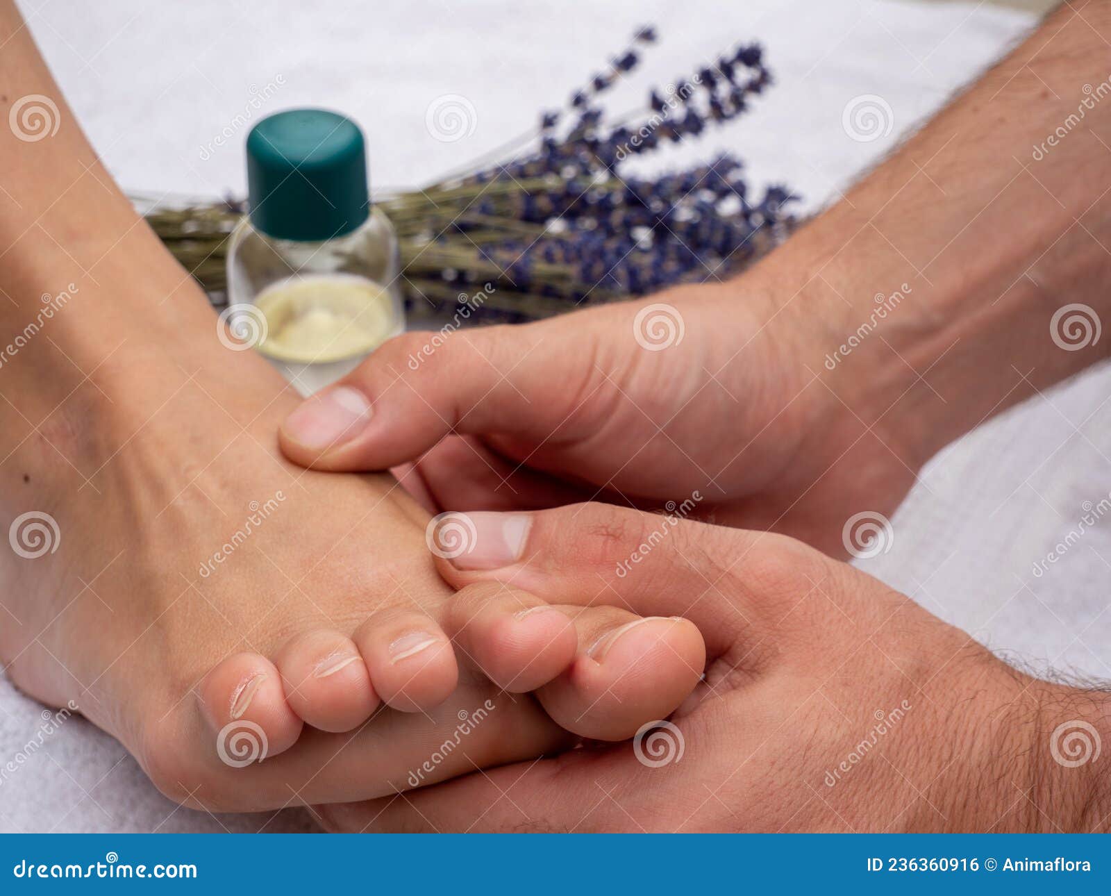 Professional Foot Massage in Physiotherapy Stock Photo Image of care