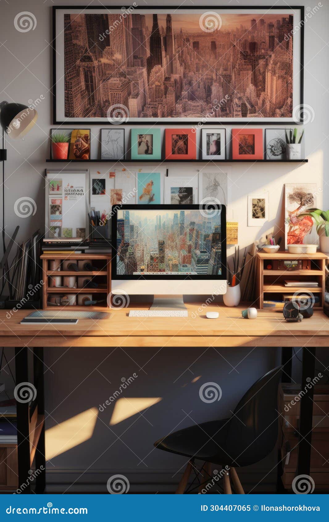 Professional Graphic Designer Desk. Ai Generated Stock Image Image of