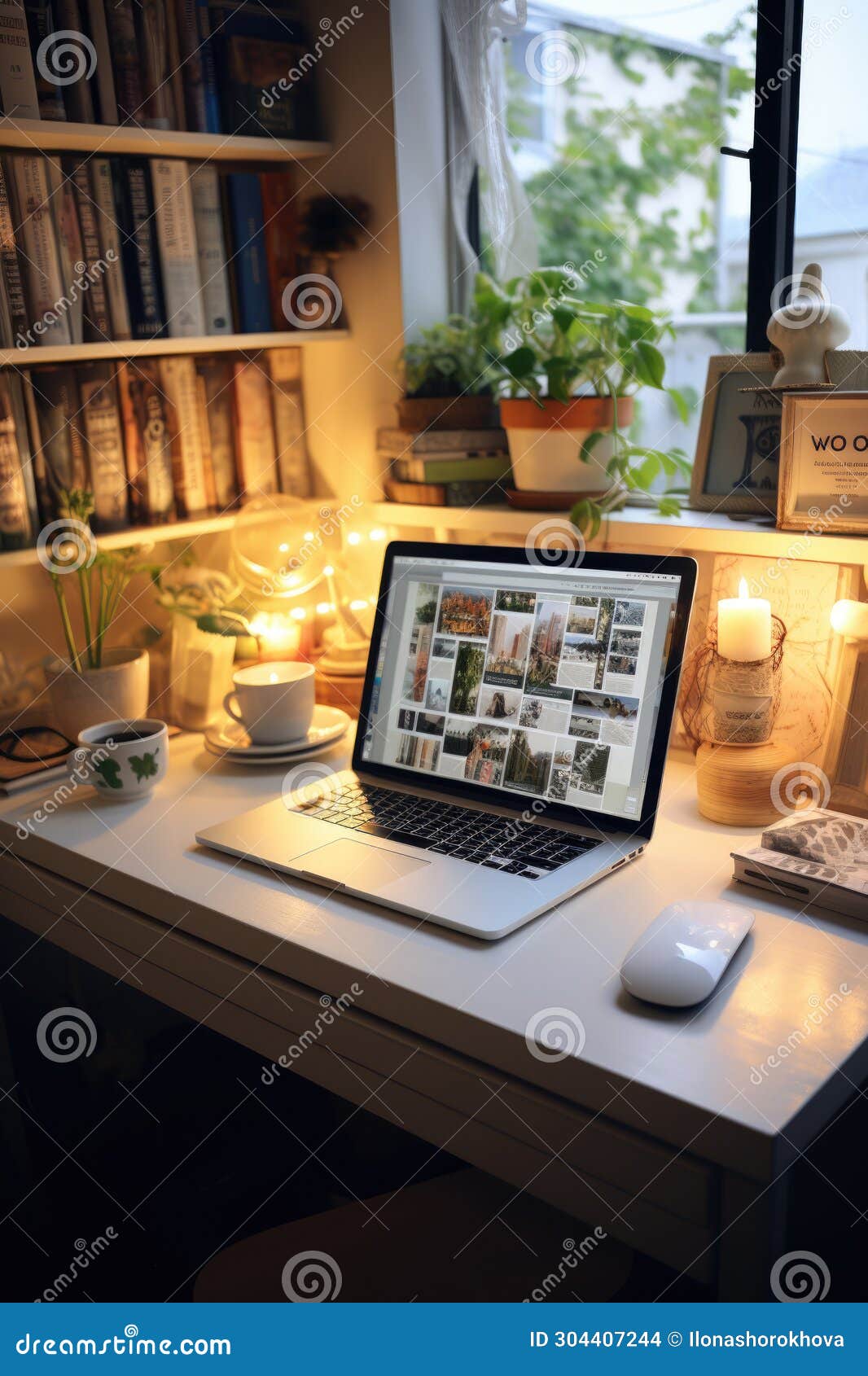 Professional Graphic Designer Desk. Ai Generated Stock Photo Image of