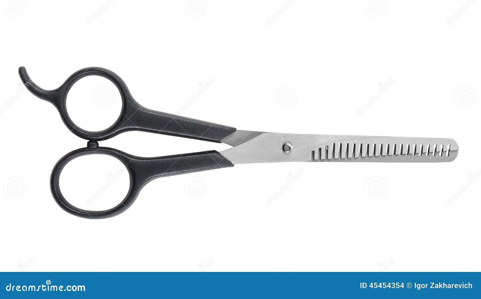 Professional Haircutting Scissors. Stock Photo Image of black, beauty