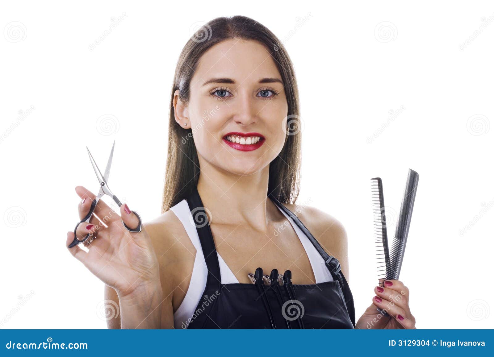 Professional Hairdresser Stock Images  Image: 3129304