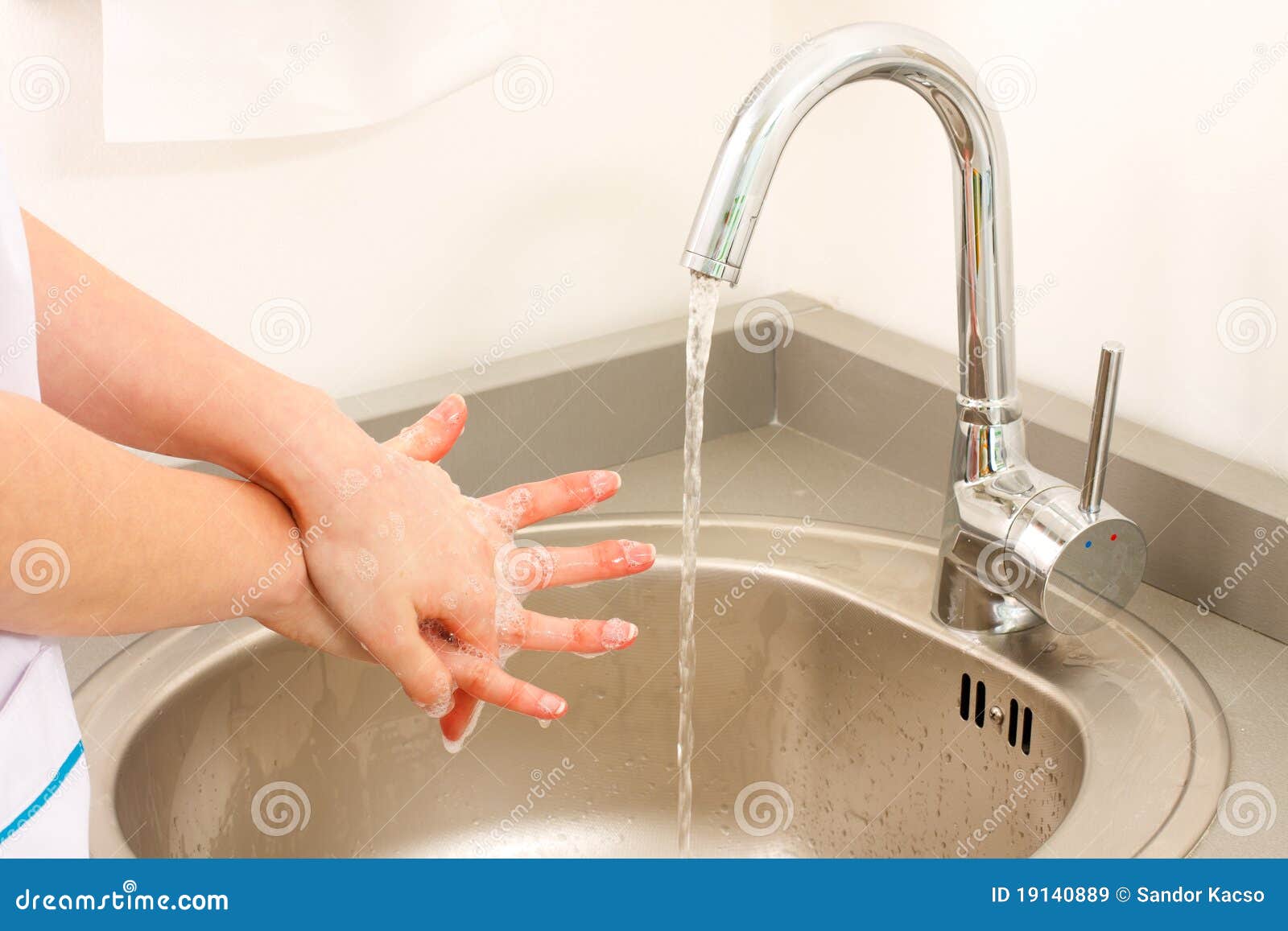 Professional Hand Washing stock image. Image of personnel 19140889