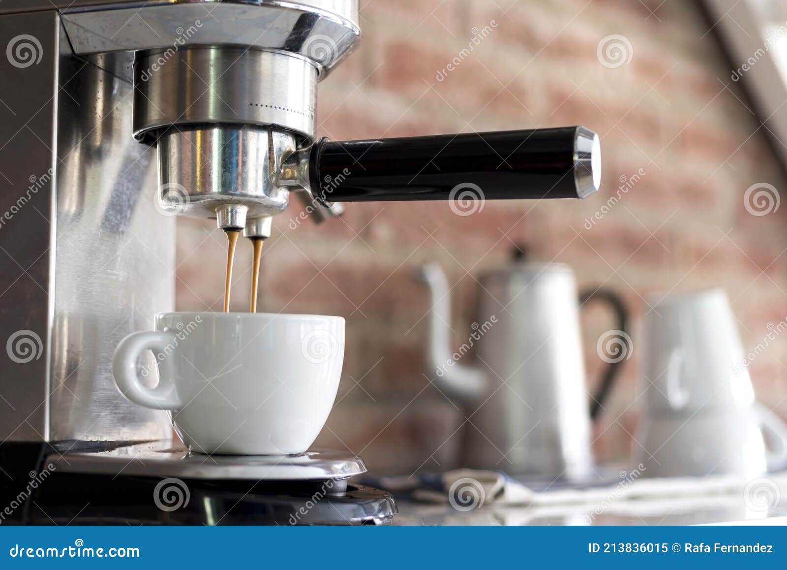 Professional Home Coffee Maker in Modern Kitchen Stock Image Image of machine, coffeemaker