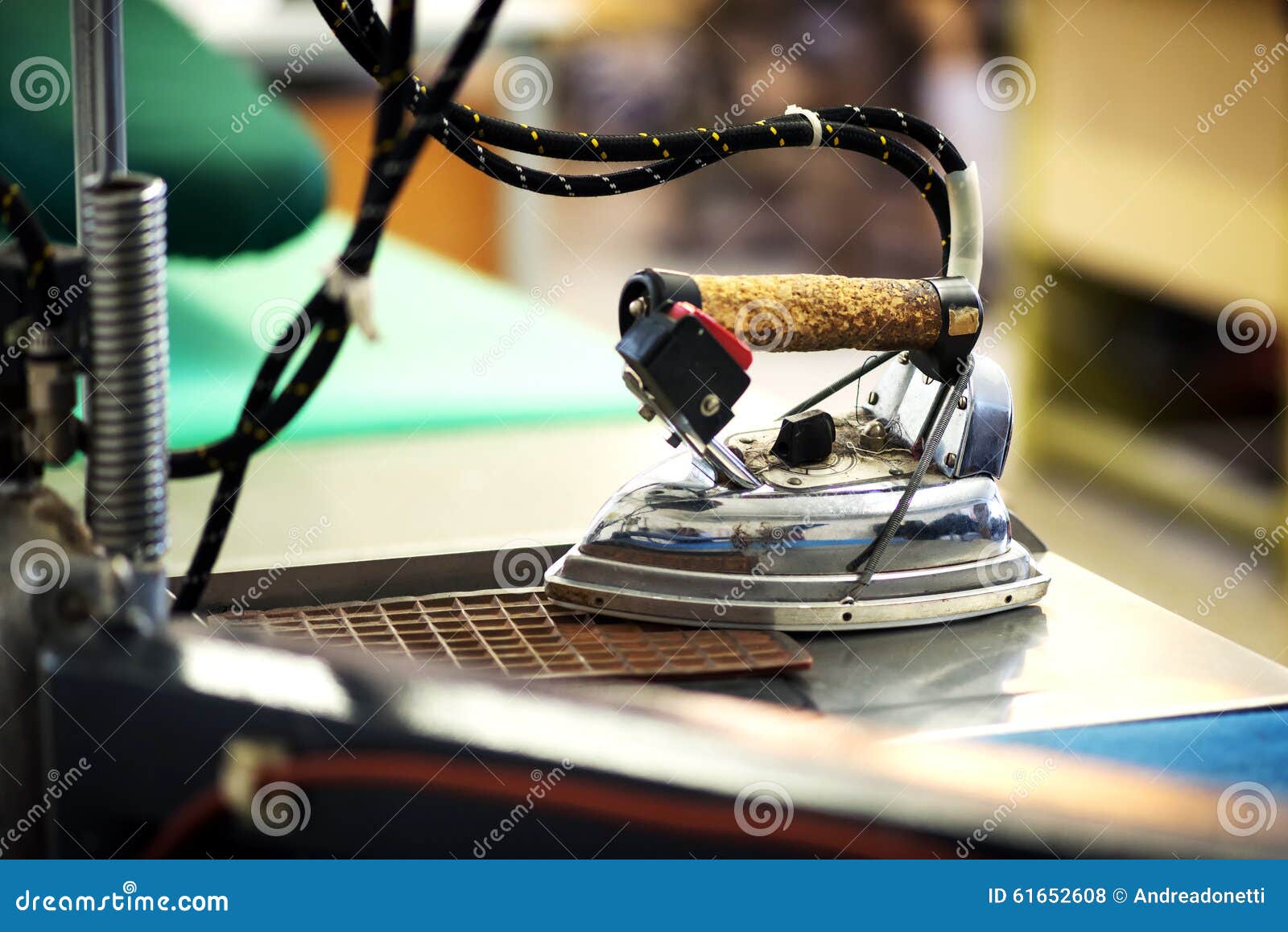 Professional Iron in a Tailor Factory Stock Photo Image of garments