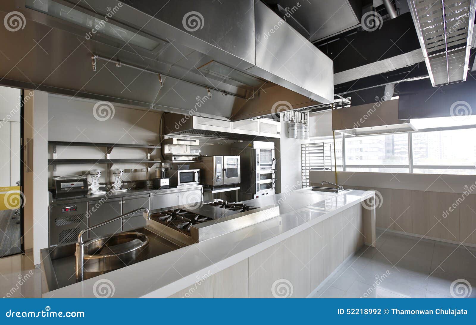 Professional kitchen stock photo. Image of professional 52218992