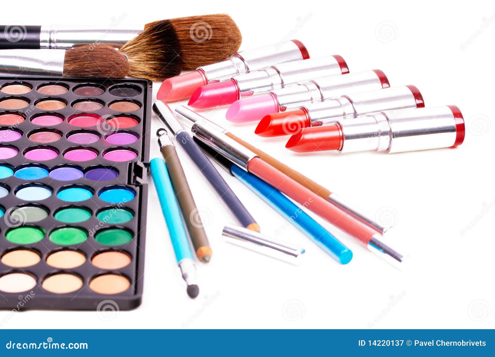 Professional makeup tools stock image. Image of close 14220137