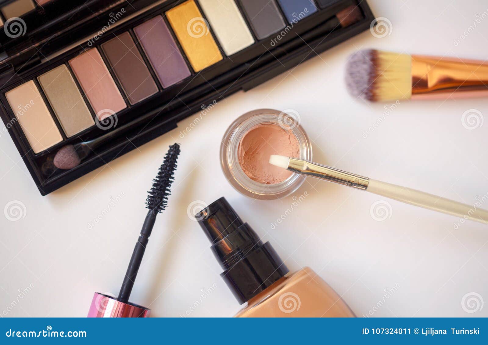 Professional Makeup Brushes And Tools On Background Stock Image Image of accessories, makeup