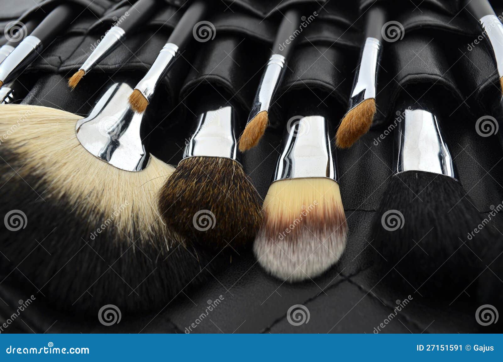 Professional Makeup Case with Brushes Stock Image Image of closeup, fashion 27151591