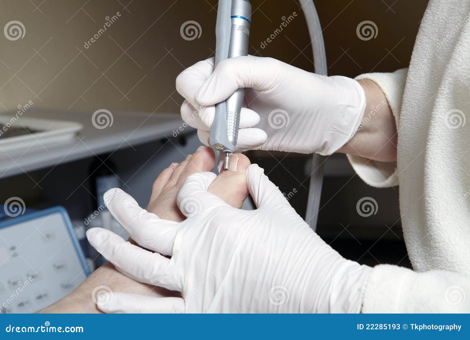 Professional Making Machine Pedicure in Stock Image Image of