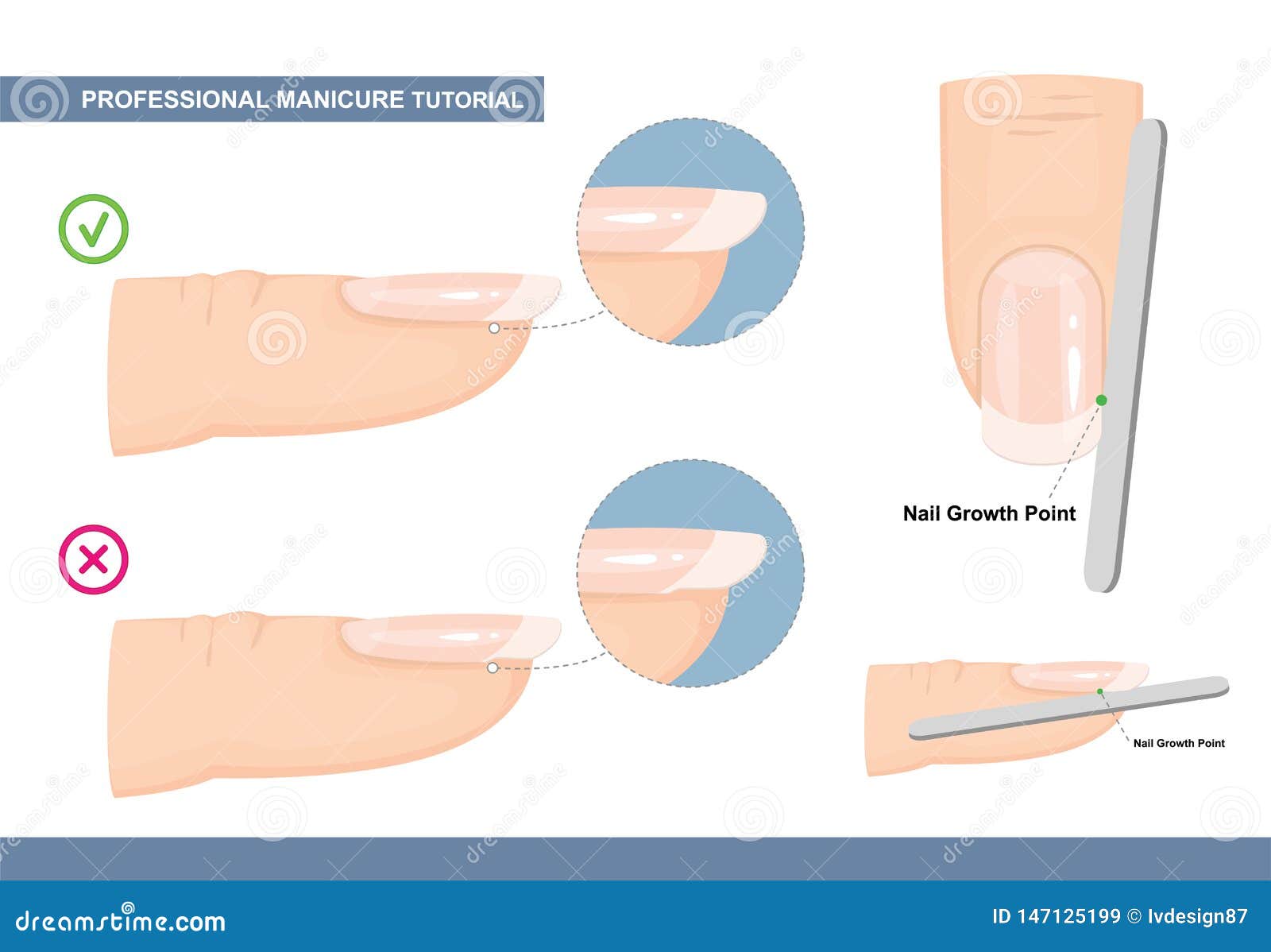 professional manicure tutorial. the perfect nail . how to file nails the right way. manicure mistakes. 