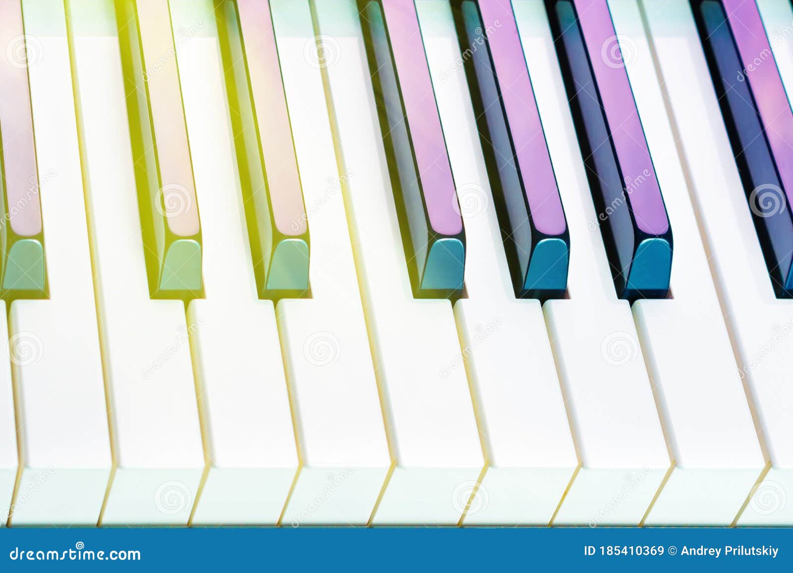 Professional Midi Keyboard Piano Keys. Modern Pianist Key Board