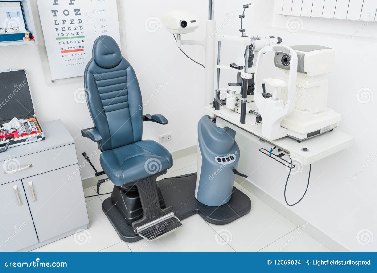 Professional Ophthalmic Clinic Stock Image Image of examining