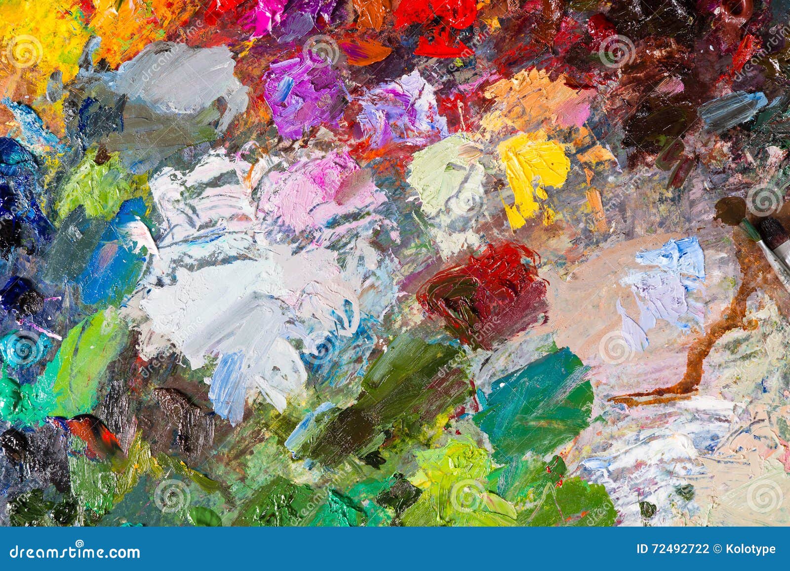 Professional Painter S Palette Stock Photo Image of palette