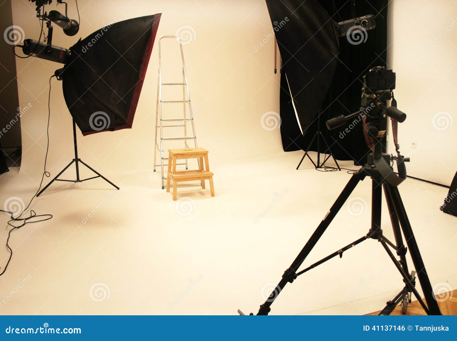 Professional Photo Studio and Equipment Stock Photo Image of
