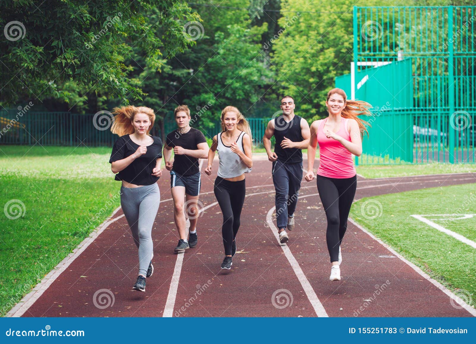 Professional Runners Running on a Race Track Stock Image Image of professional, people 155251783