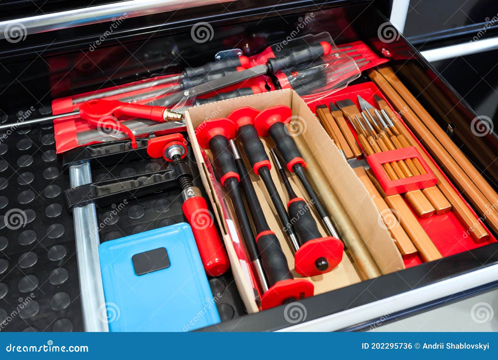 Professional Set of Tools for Work. Working Tools for Car Repair and