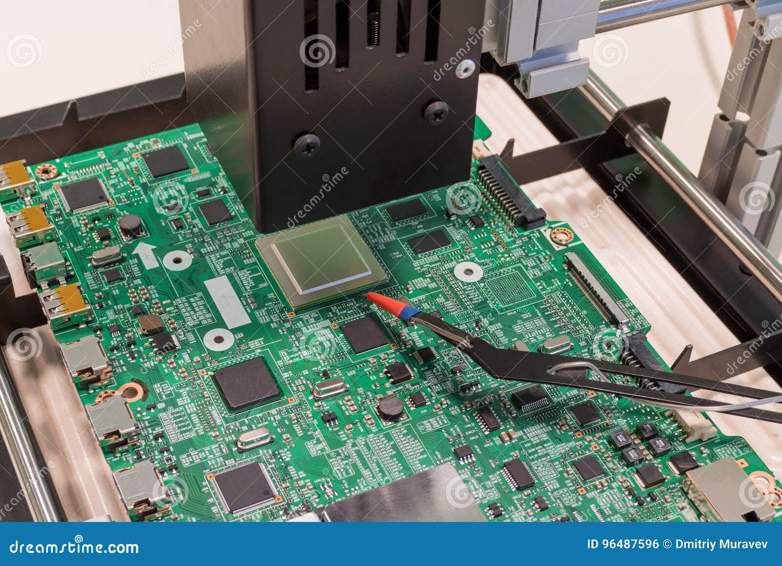 Professional Soldering Station is Ready for Work Stock Photo Image of