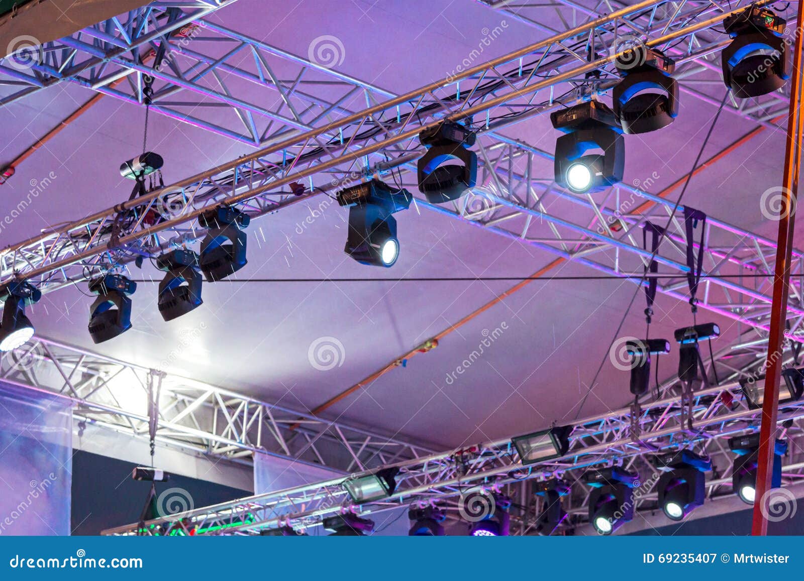 Stage Light Stock Image - Image of bright, flash: 69235407