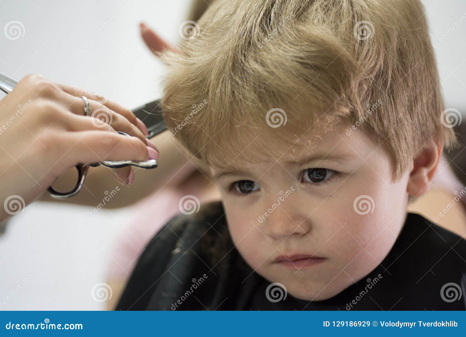 Professional Styling Cute Boys Hairstyle Little Child