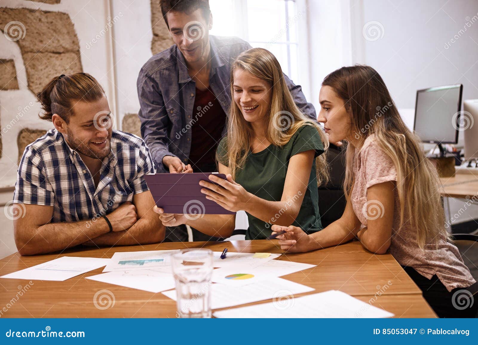 Professional Team of Planners in Conference Stock Image Image of