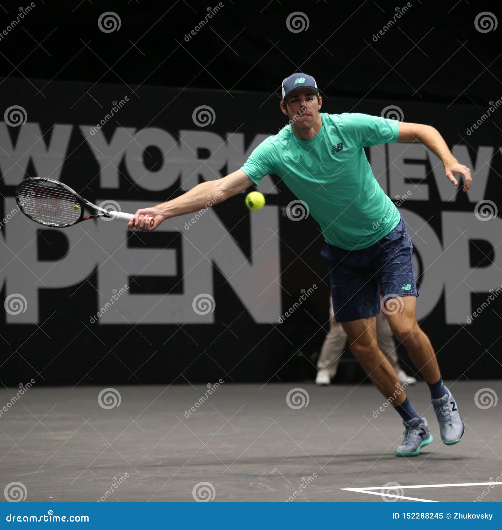 Professional Tennis Player Reilly Opelka of USA in Action during His ...