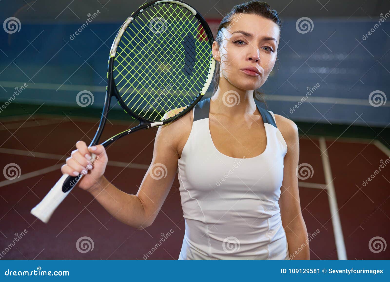 Professional Tennis Player Stock Image Image Of Camera