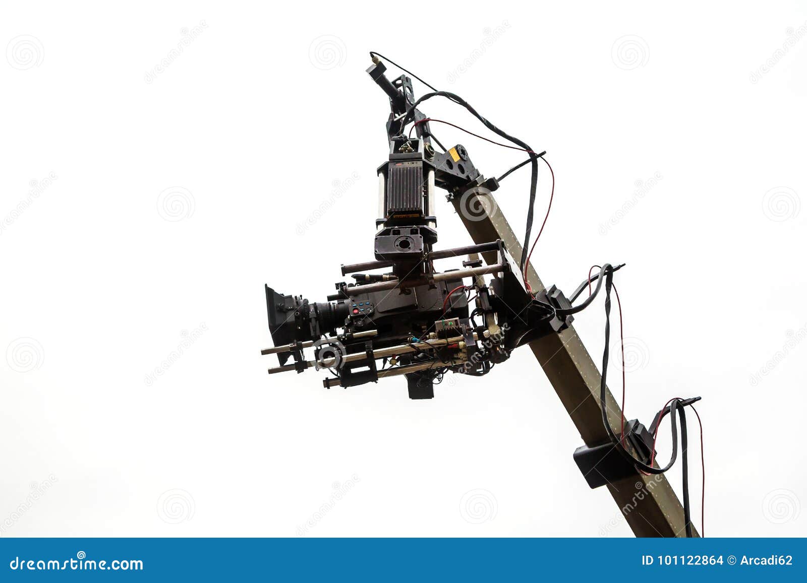 Professional Video Camera on the Tap Stock Photo Image of