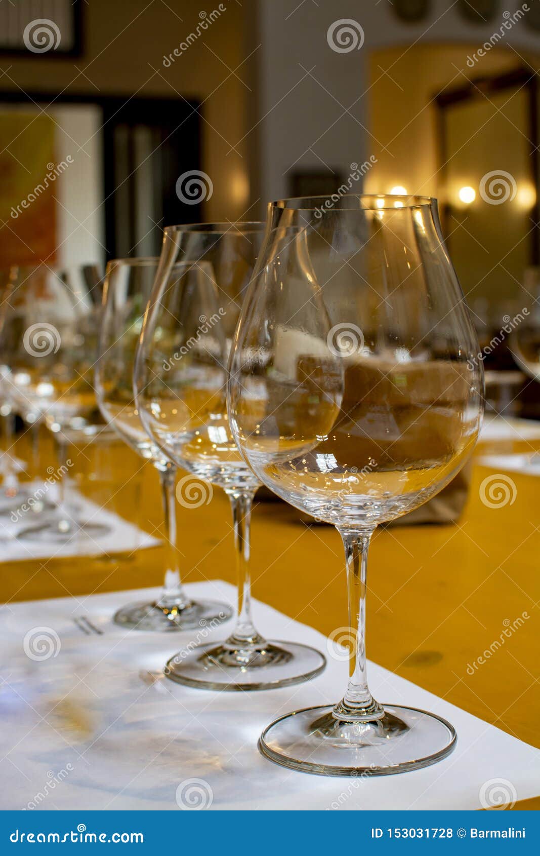 Professional Wine Tasting, Sommelier Course, Clean Empty Wine Glasses