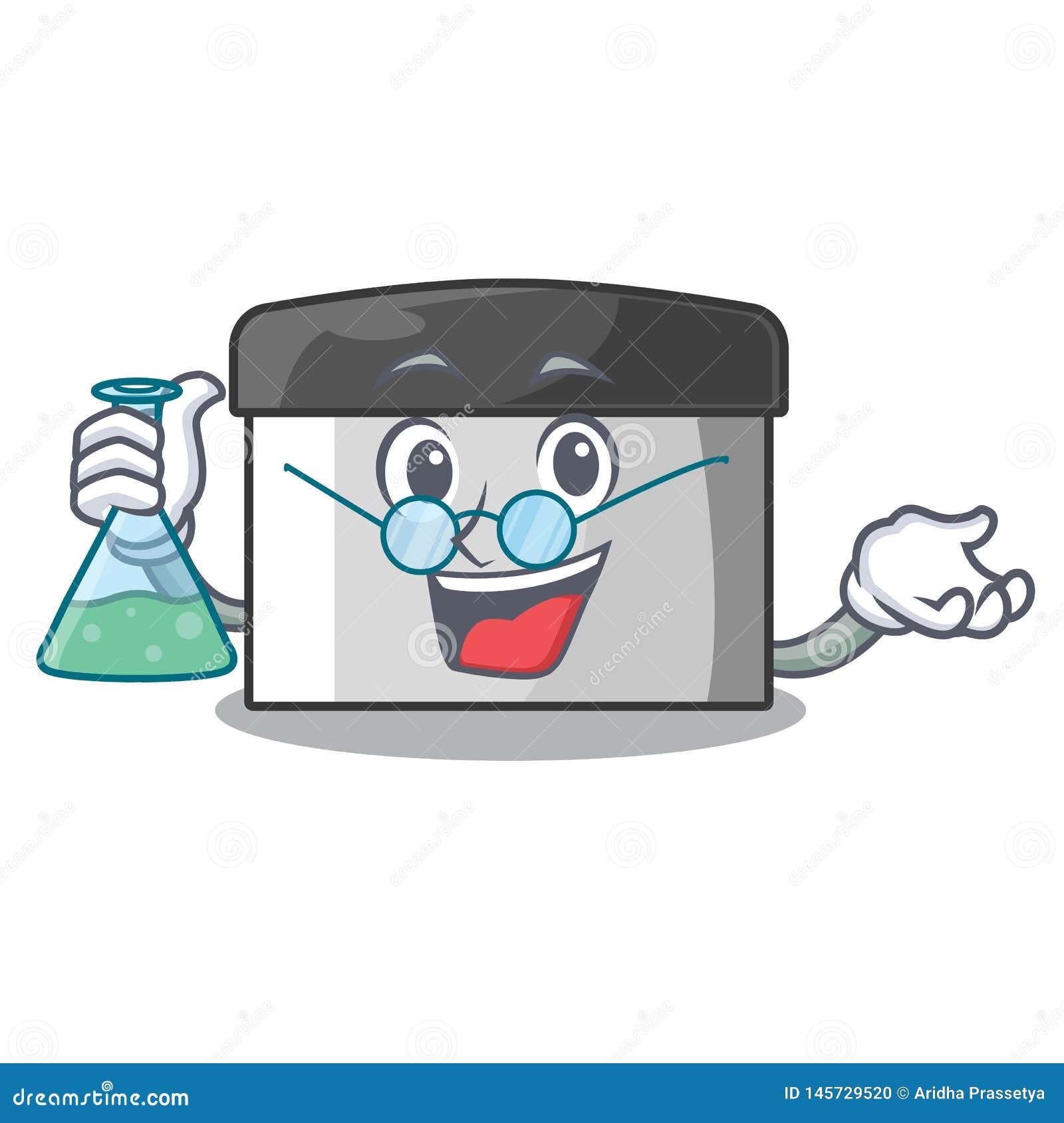 professor pastry scraper  with the cartoon