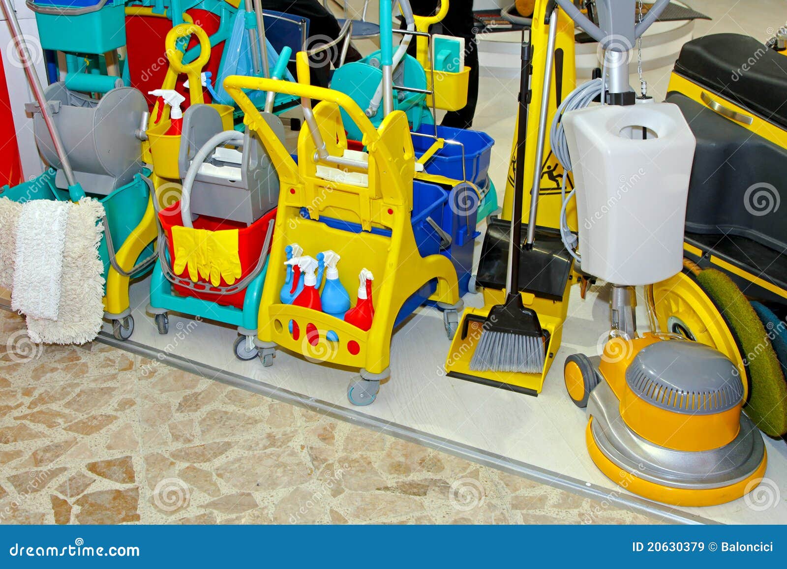 Proffessional Cleaning Equipment Stock Image Image of proffessional