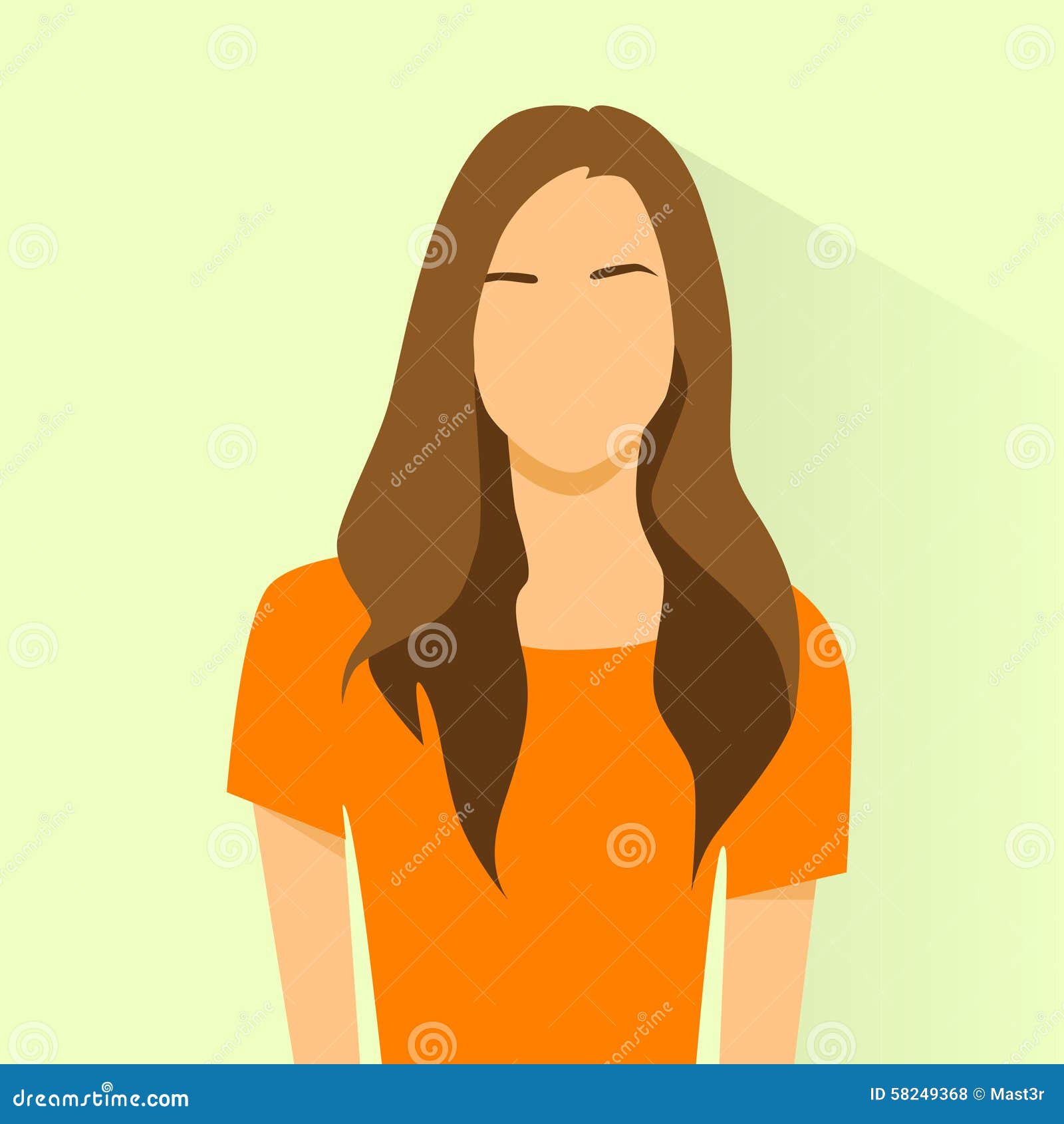 Avatar, people, business, woman, female, long hair icon - Download on  Iconfinder