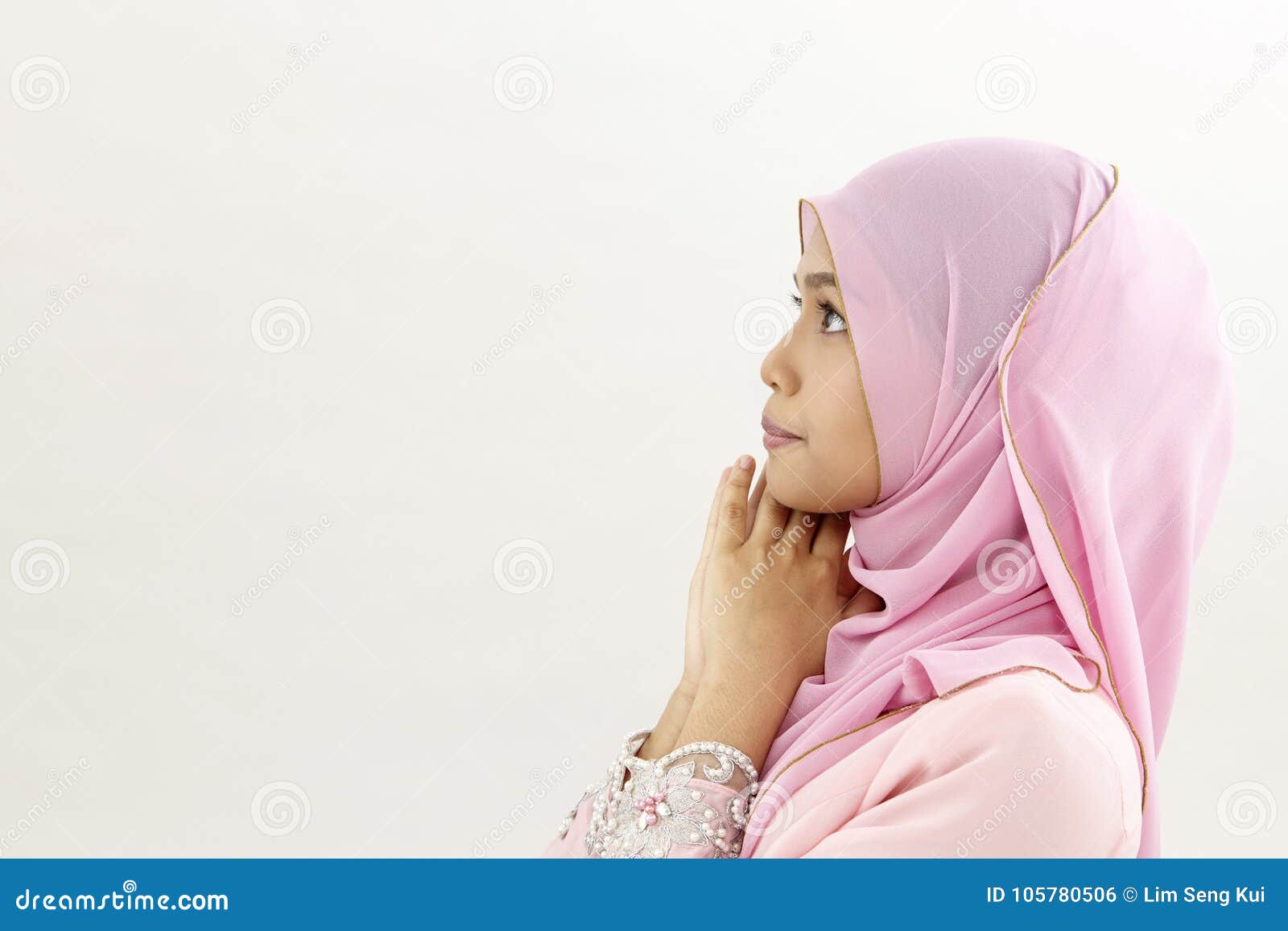 Side View Of Malay Woman Stock Photo Image Of Ethnic 105780506