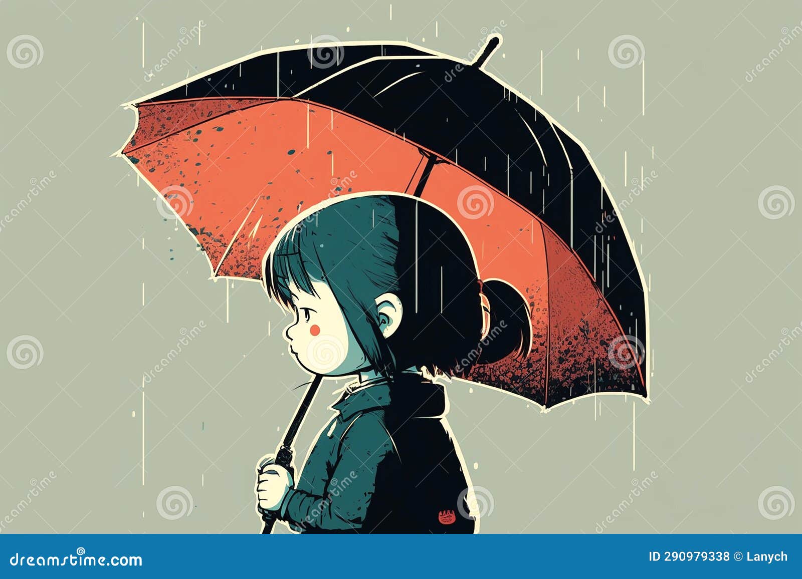 292 Rain Girl Cartoon Stock Photos - Free & Royalty-Free Stock Photos from  Dreamstime