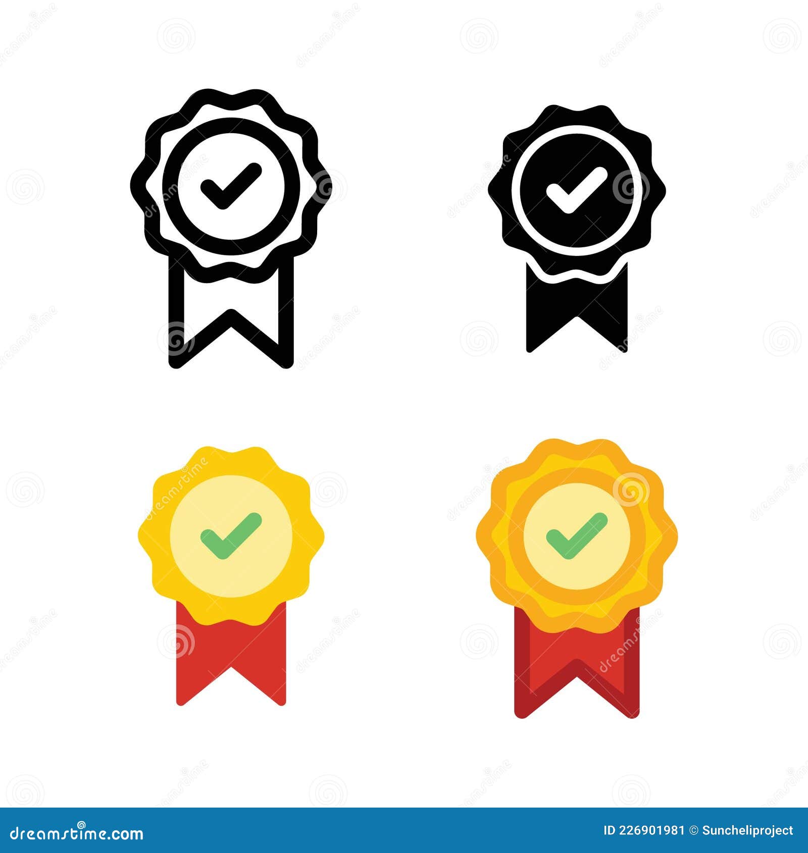 Premium Vector  Account verification icon social media icons verified  badge profile set blue check mark icon