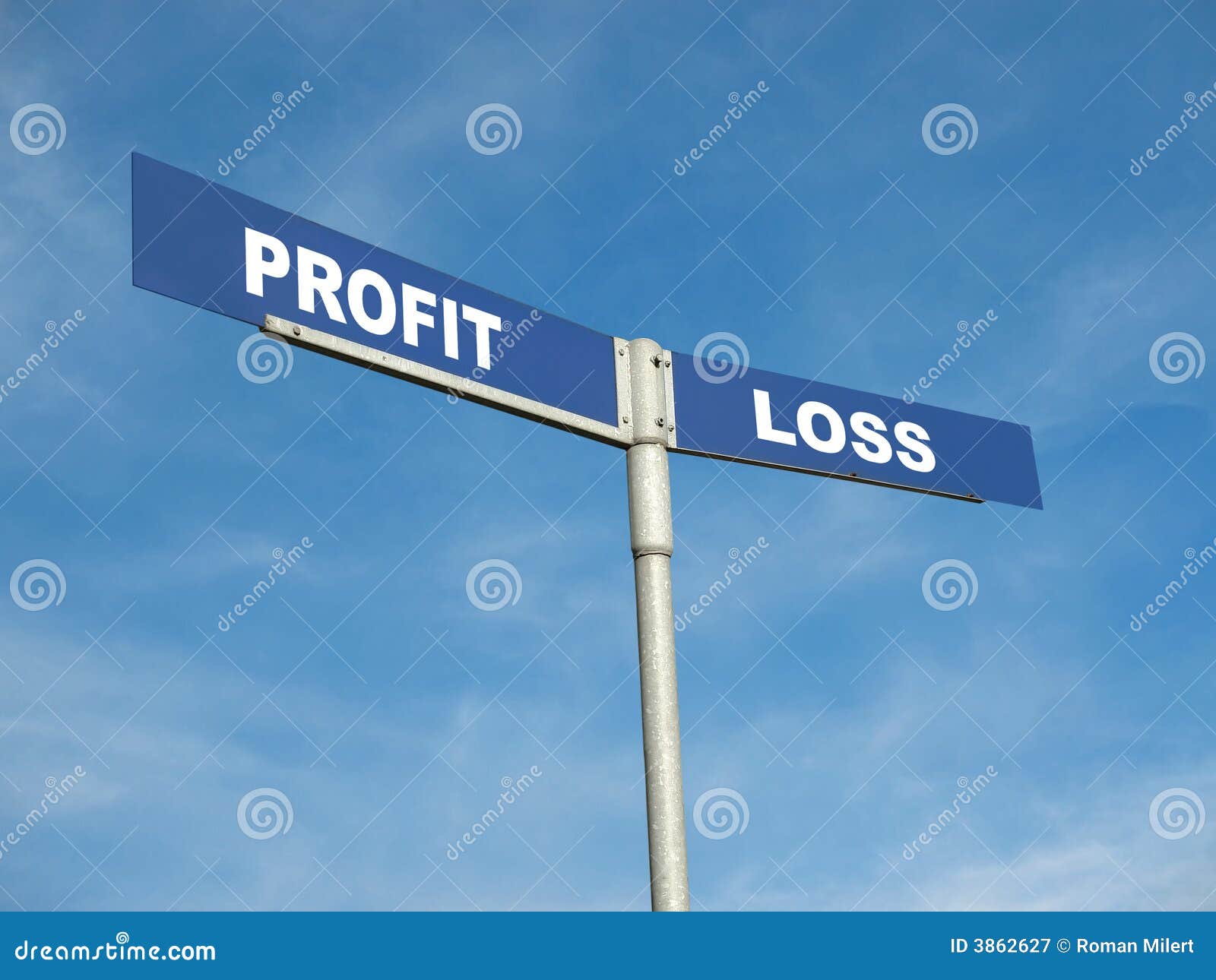 profit and loss signpost