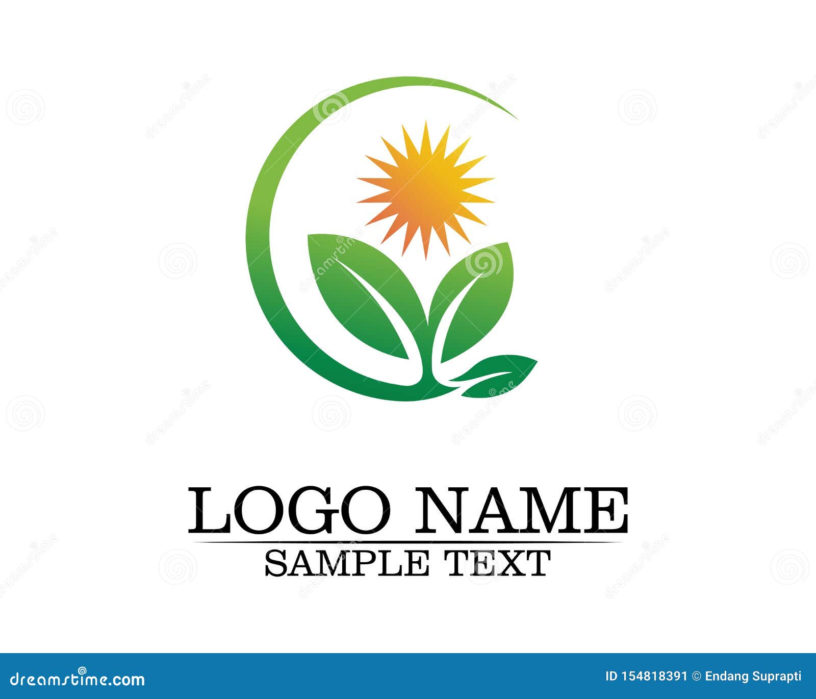 Progettazione di logo di vettore della foglia dell'albero, concetto ecologico. Tree leaf vector logo design, eco-friendly concept
