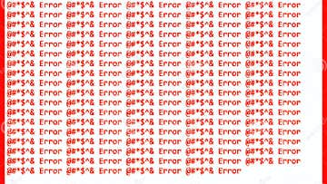 Program Error Code Failure Red Script Text White Stock Photo - Image of ...
