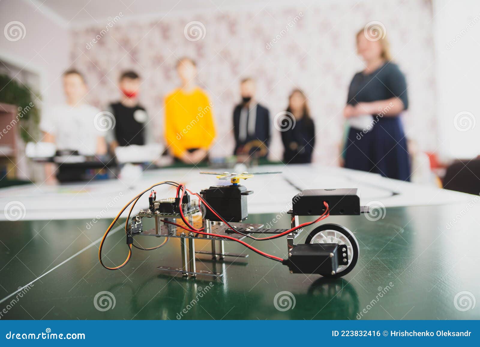 Programmable Selfpropelled Toy Vehicle Made from Construction Set